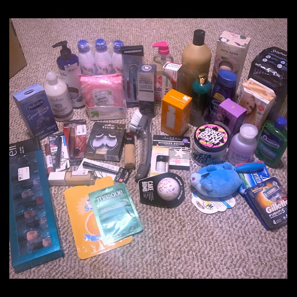 New health and beauty stuffs. These are brand new